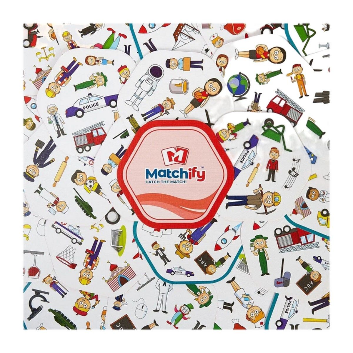 Настільні ігри Super Puper Matchify Professions, Made of.
