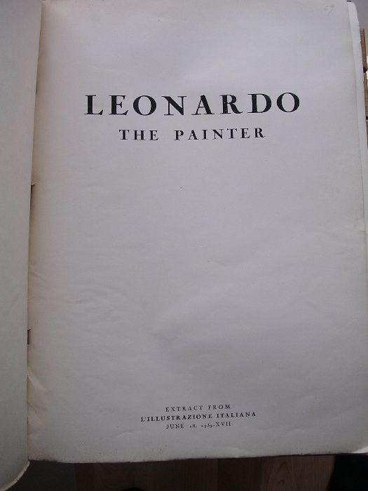 Stary album Leonardo z 1939 Italiana