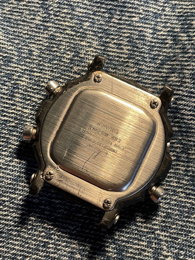 Casio DW-403 surfing timer vintage stary zegarek