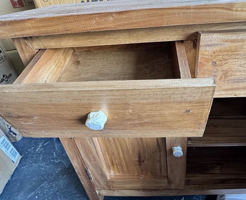 Kredens, mahoń, 75x30x65 cm