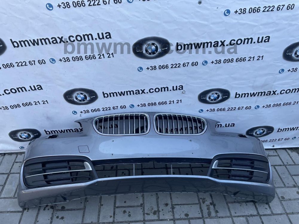 Бампер BMW 5 F10 F11 сірий рест