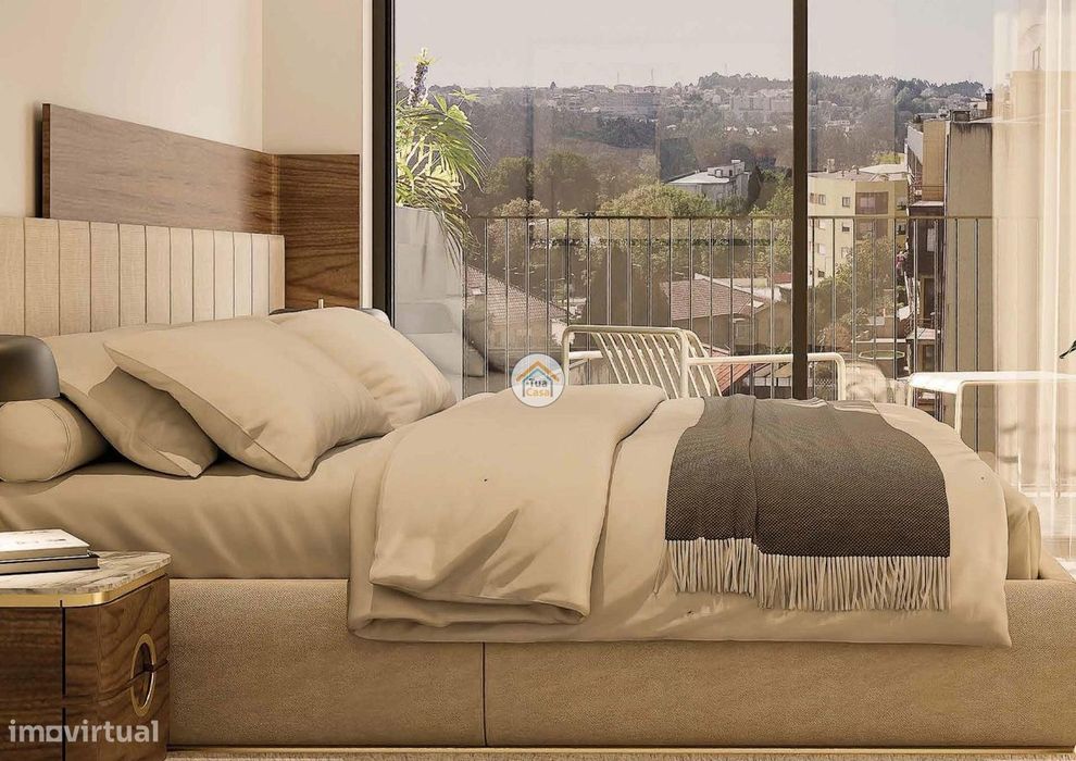 Apartamento T2 de luxo em condomínio exclusivo – Páteo 1896