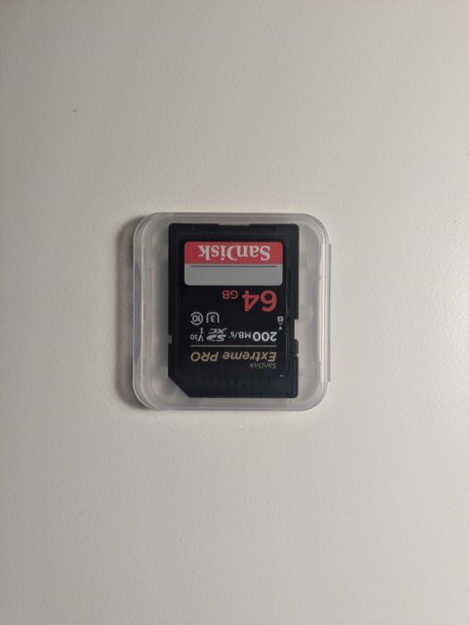 Cartão de Memória SanDisk Extreme Pro 64GB (Novo)