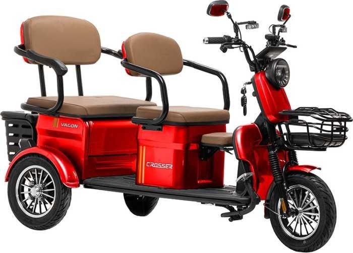 Електроскутер 3--містний VAGON Crosser TR-4 72V/20AH/800W 2025