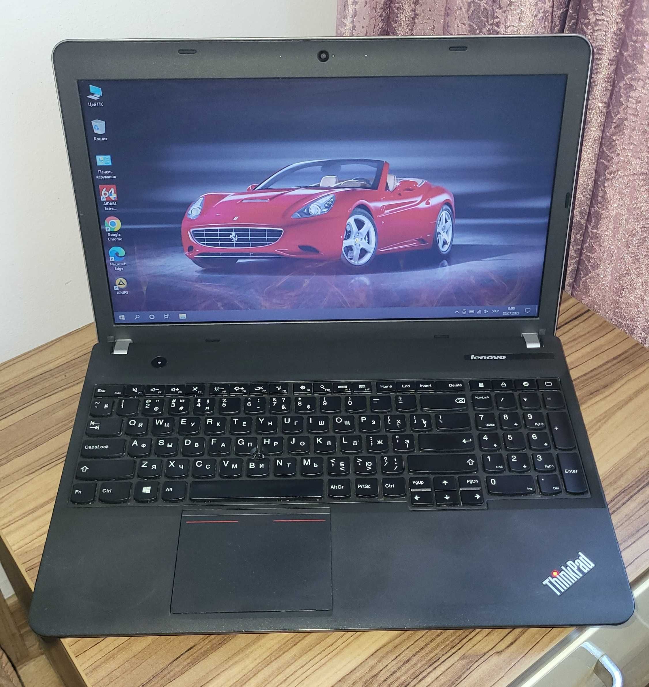 Ігровий Lenovo E531 15.6" nVidia GeForce 740M, 2 ГБ i3-3110M RAM 8 ГБ