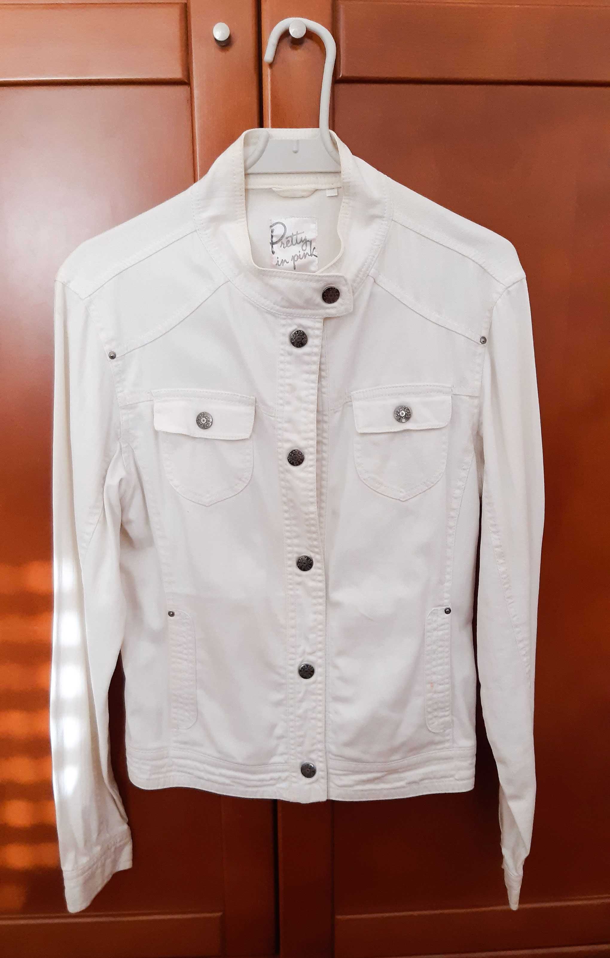 Casaco de mulher denim branco | C&A