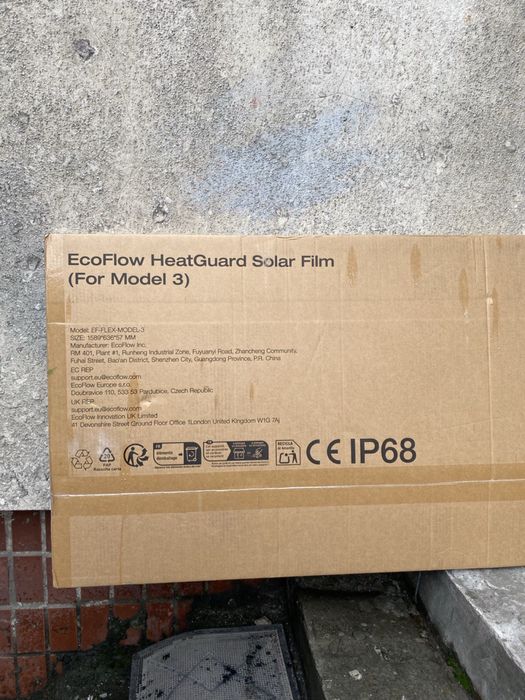 Солнечная панель для Tesla Model 3 EcoFlow HeatGuard Solar Film