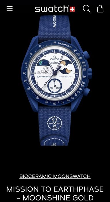 Swatch Moonshine Gold