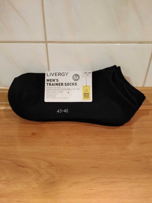 NOWE Skarpetki 5 pak typu sneakers rozmiar 43-46