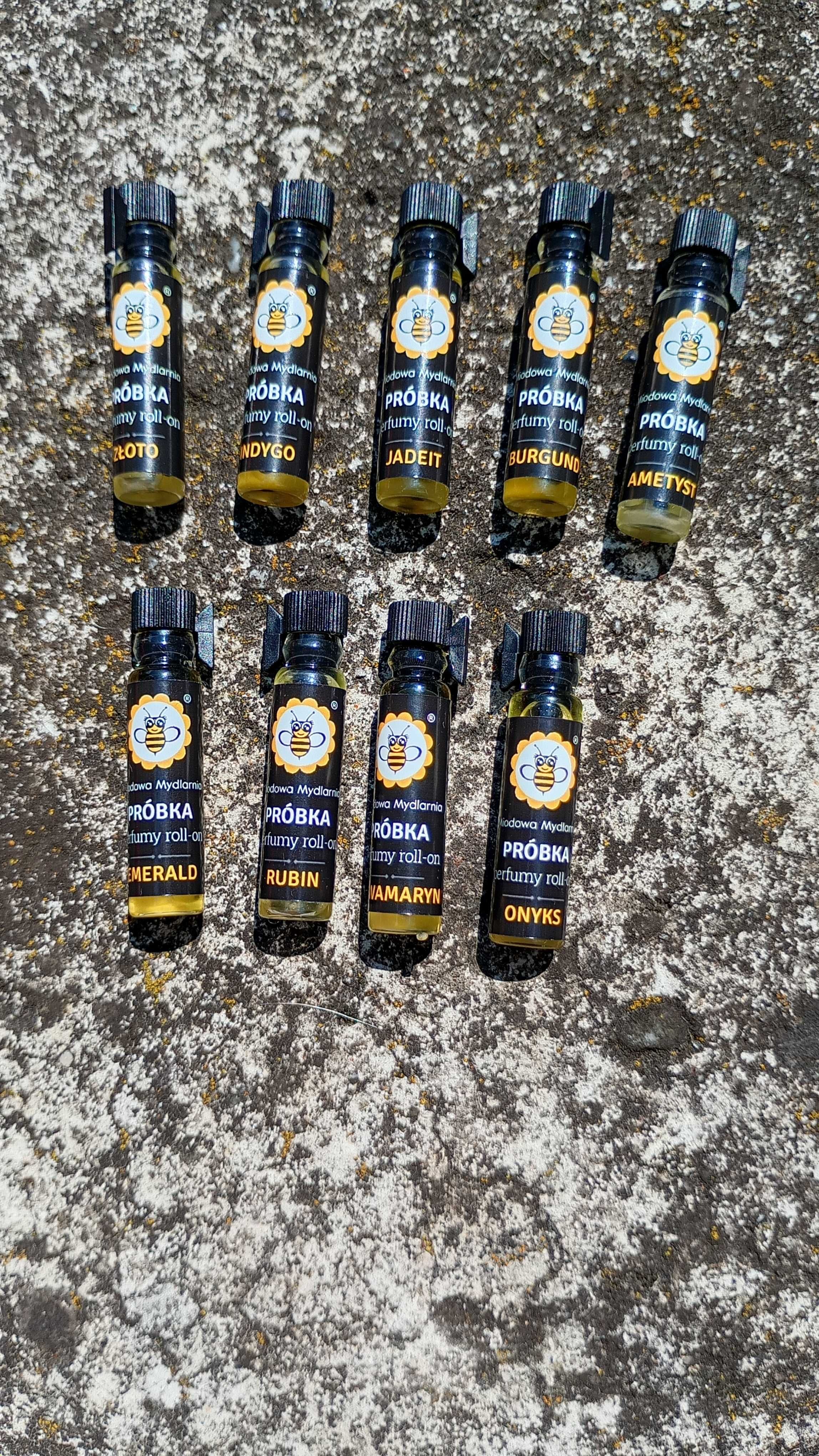 Zestaw próbek perfum roll-on Miodowa Mydlarnia