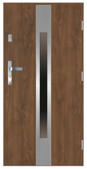 Drzwi stalowe zewnętrzne 55 mm LI-28 2 kolory 80/90 prawe lub lewe