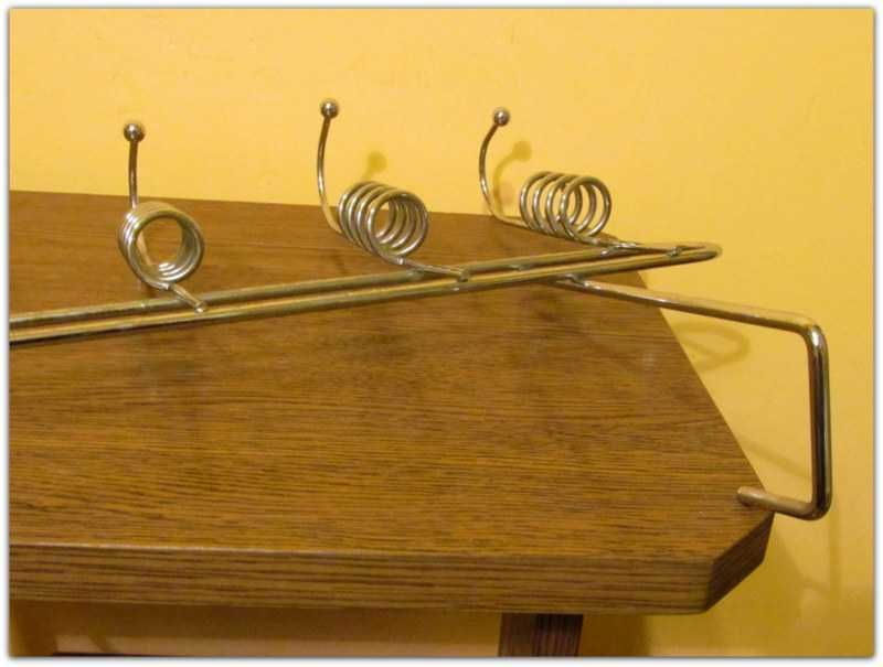 Wieszaki metalowy na drzwi Spirale