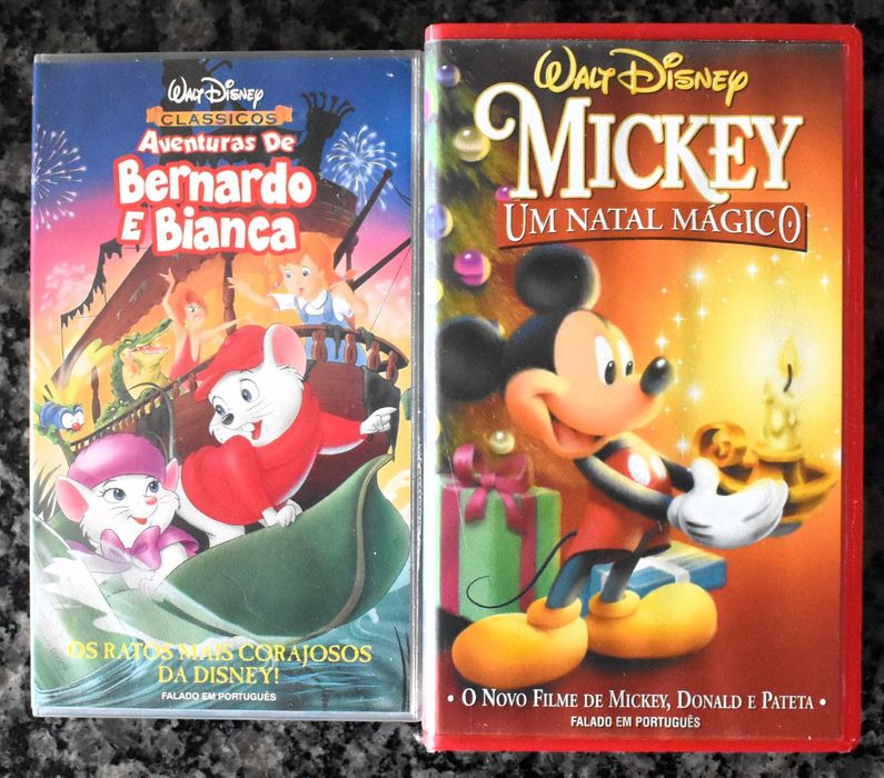 Lote 2 Disney - 7 filmes em VHS
