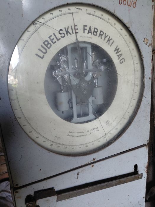 Waga zegarowa 1000kg PRL