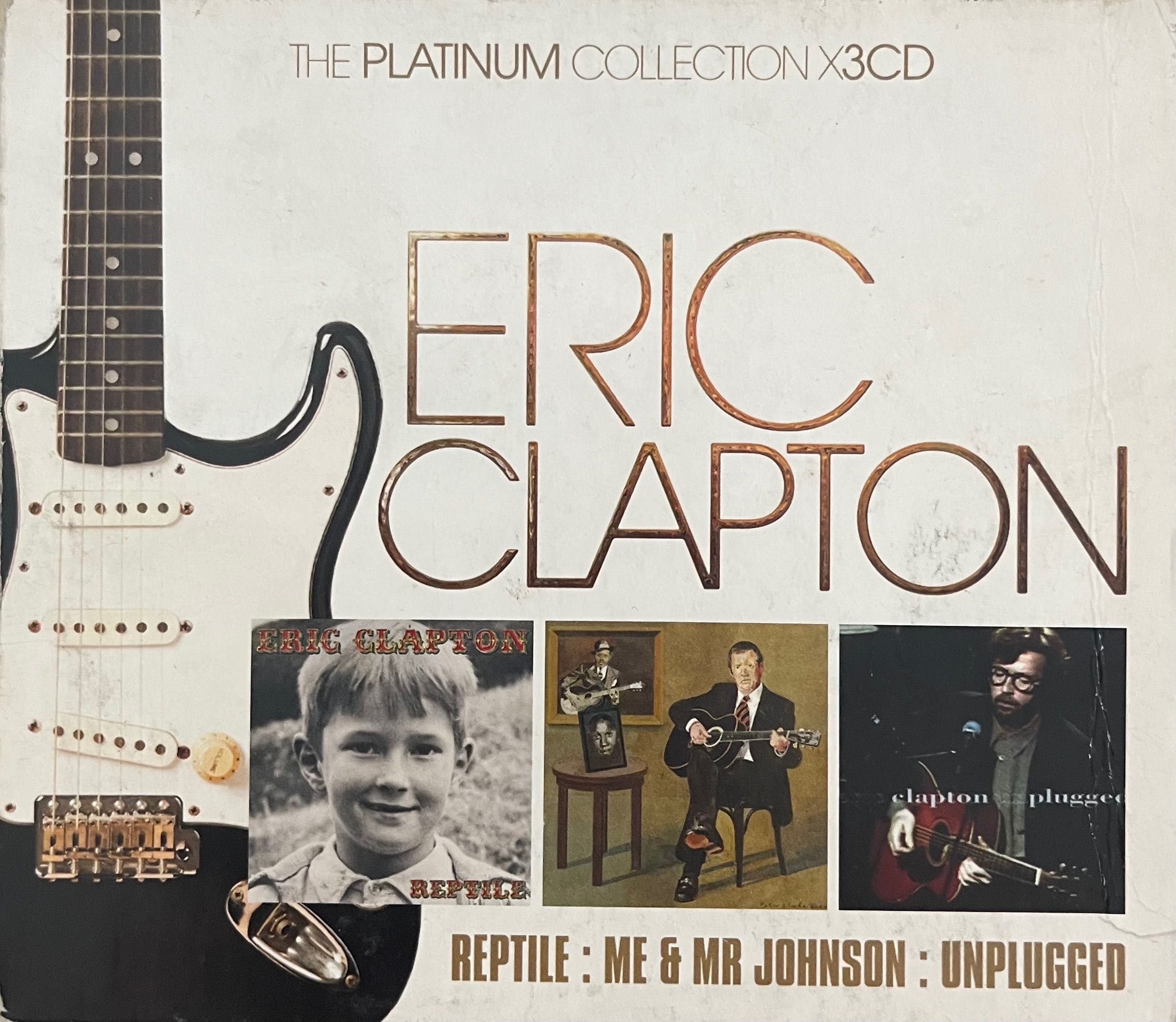 Colectânea 3 CD | Eric Clapton | Reptile, Me & Mr. Johnson e Unplugged