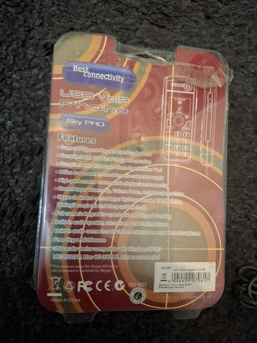 телефон Sky Pro на юсб для розмов через  Skype
