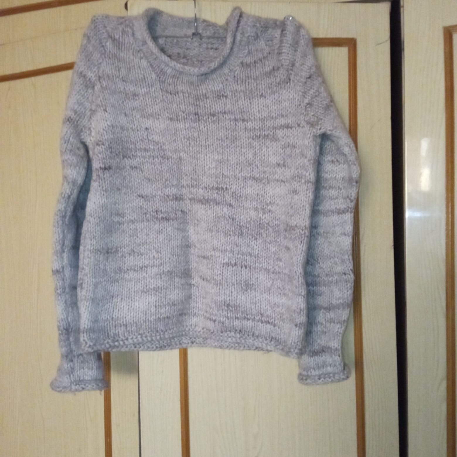 Зимний свитер натуральная ткань