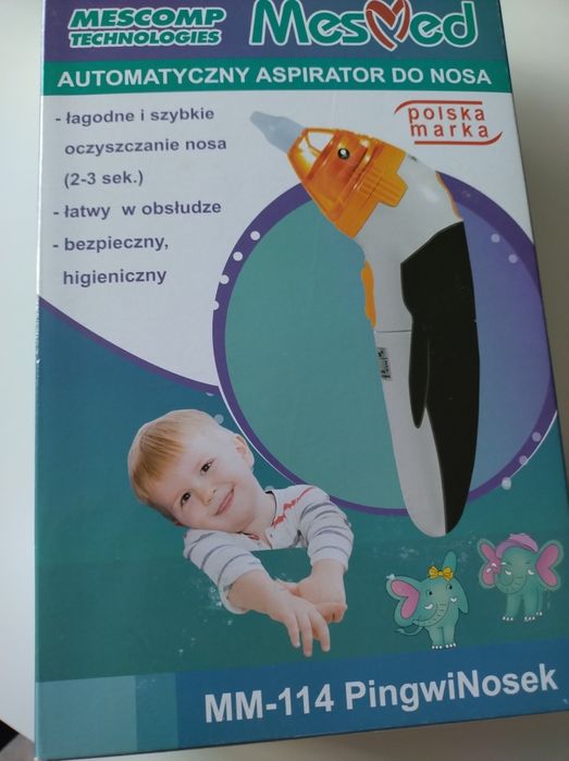 Aspirator pingwinek do nosa dla dziecka
