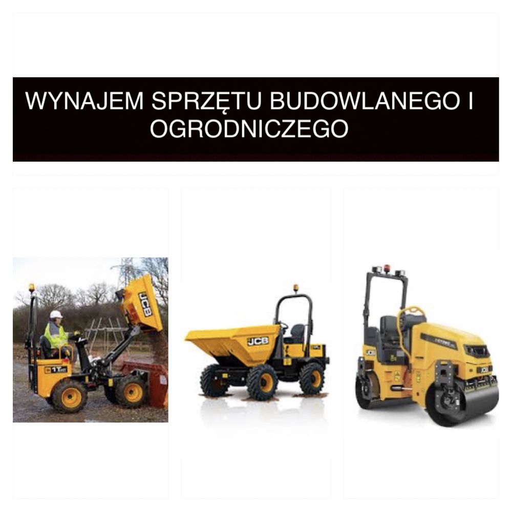 Wozidlo kolebkowe Koleba/walec JCB wynajem