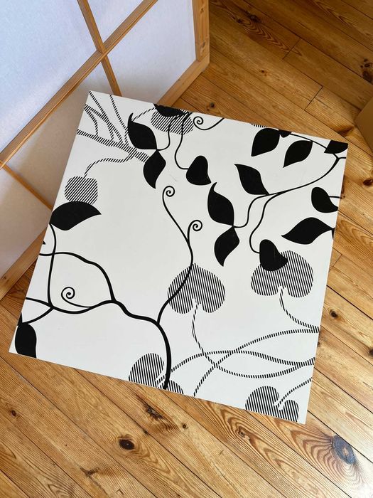 Stolik kawowy Lack IKEA 55x55 cm H 45 cm - oryginalny design - unikat