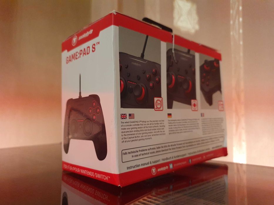 Геймпад Snakebyte , Двойной мотор с турбовибрацией