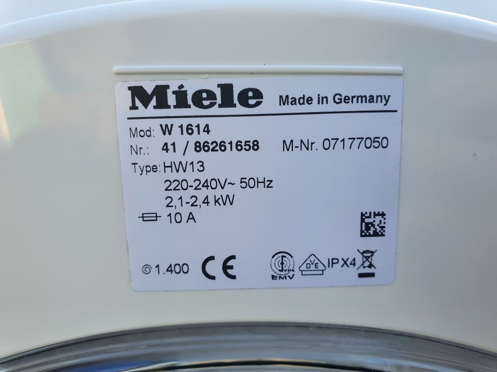 Pralka Miele NOVOTRONIC W 1614 Polskie Menu Gwarancja