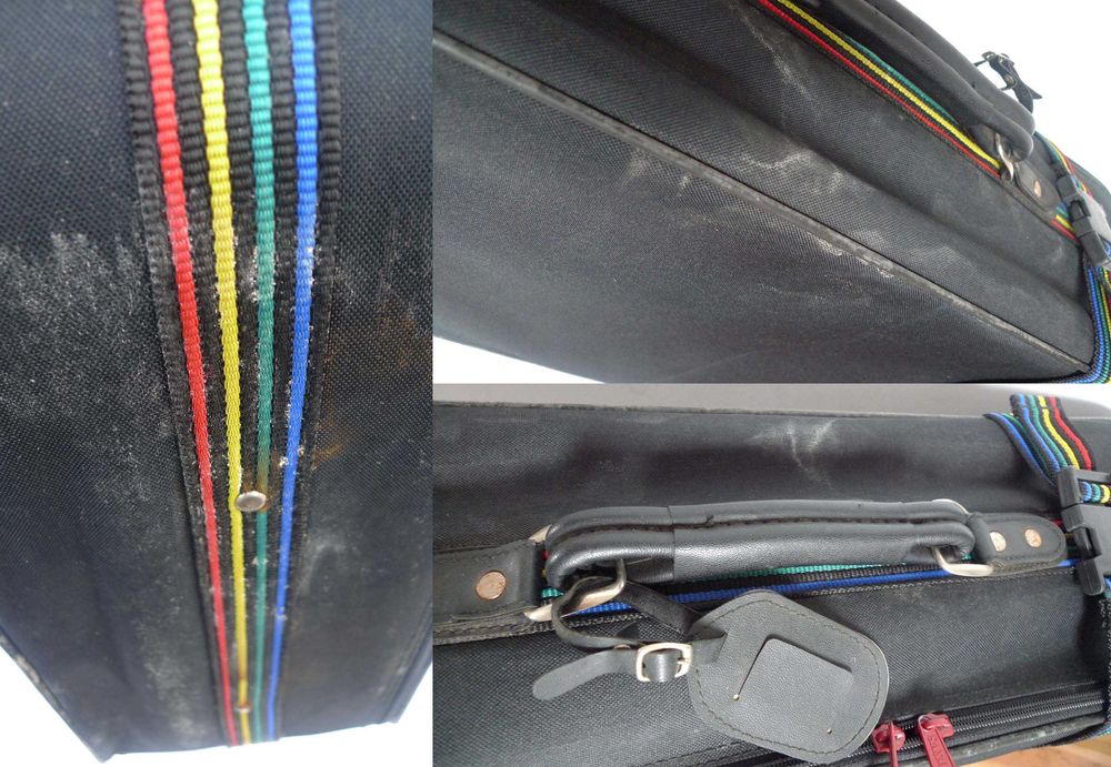 Walizka podróżna miękka SaxoLine 75x57x21cm uchwyt pasy koła