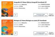 Zestaw dwóch smartbooków geografia biologia