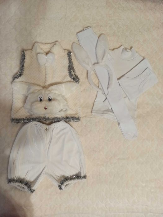 ПРОКАТ - Новорічний костюм ЗАЙЧИКа - СНІГОВИКа - Розмір 92 - 110