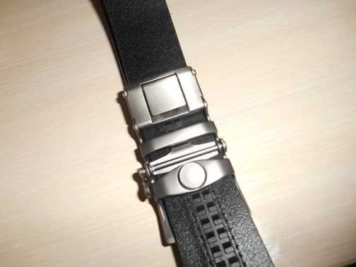 Emporio Armani Męski pasek firmowy, skóra naturalna 215