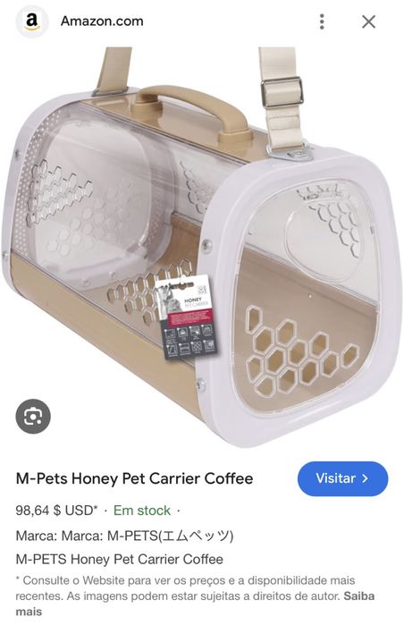 Transportadora Gato/Cão M-Pets