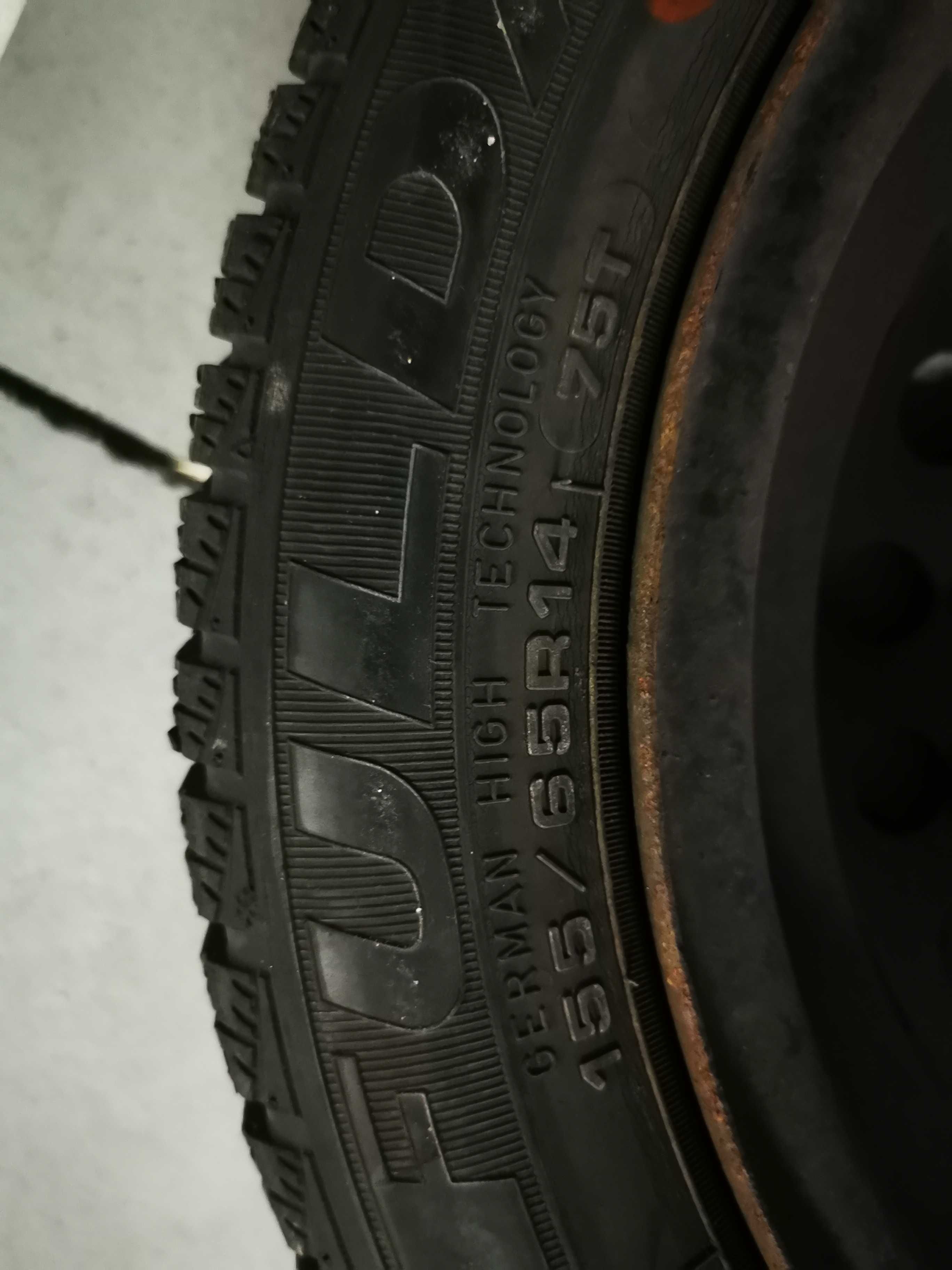 Koła 4x zimowe Fulda Kristall Montero 3 195/65 R15+felgi stalowe 5x114