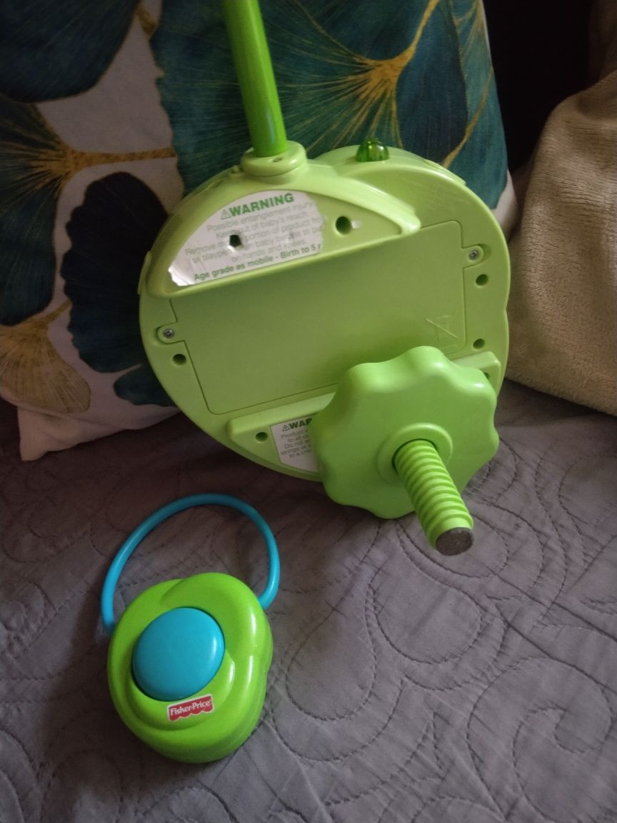 Pozytywka karuzela kołysanka do łóżeczka z pilotem Fisher Price