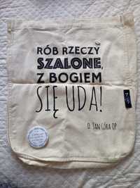 Torba tote bag materiałowa Lednica religijna