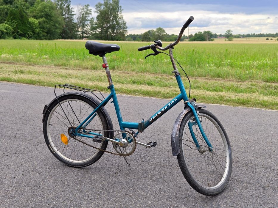 Rower damka Uniwersal 24" zielony