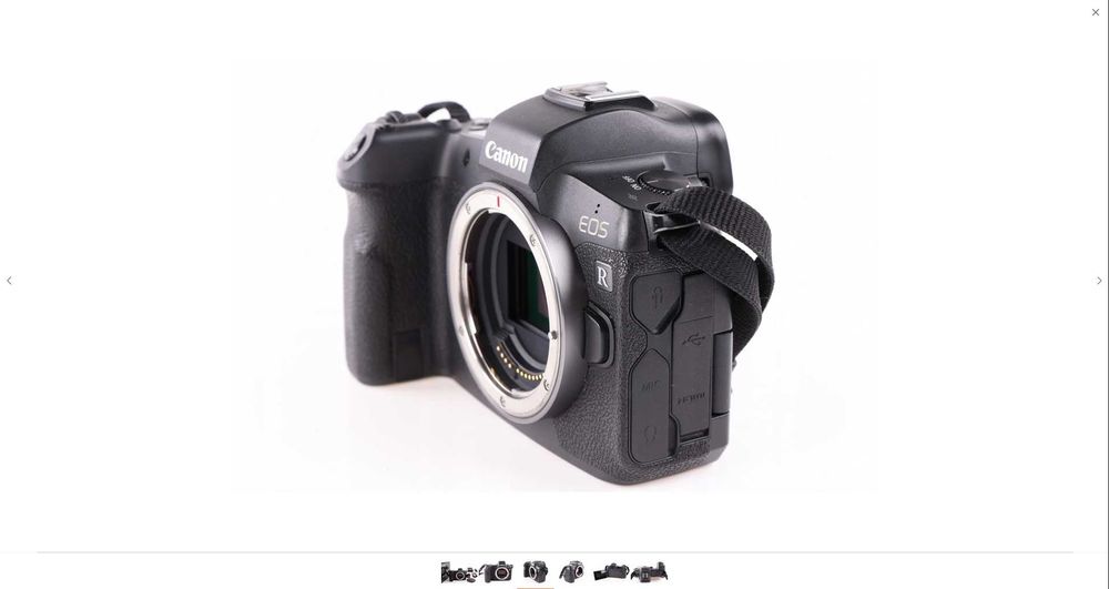 Aparat bezlusterkowy Canon eos R + adapter Canon EF