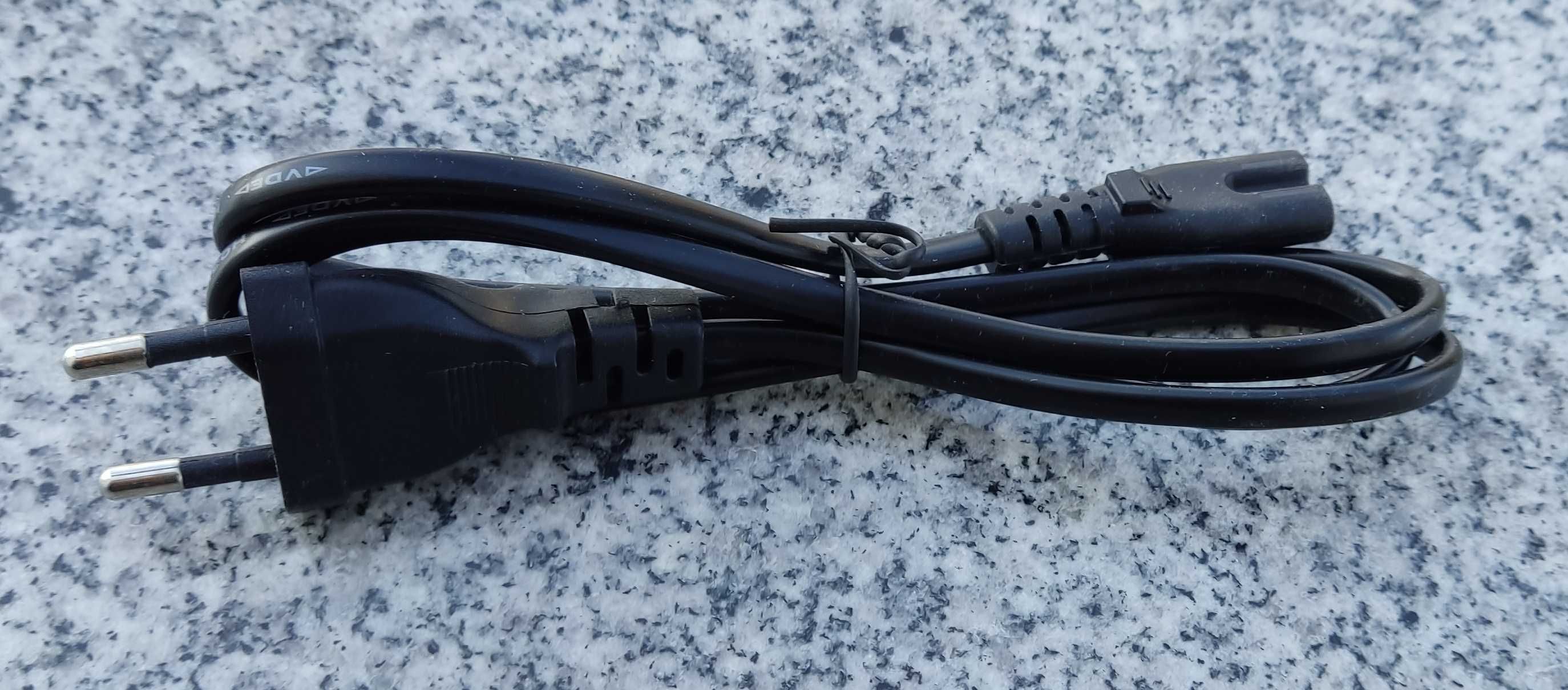 Kabel zasilający do zasilacza laptopa 2PIN PS4 PS3 PS2 XBOX RADIO 8
