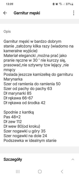 Garnitur 182/100
