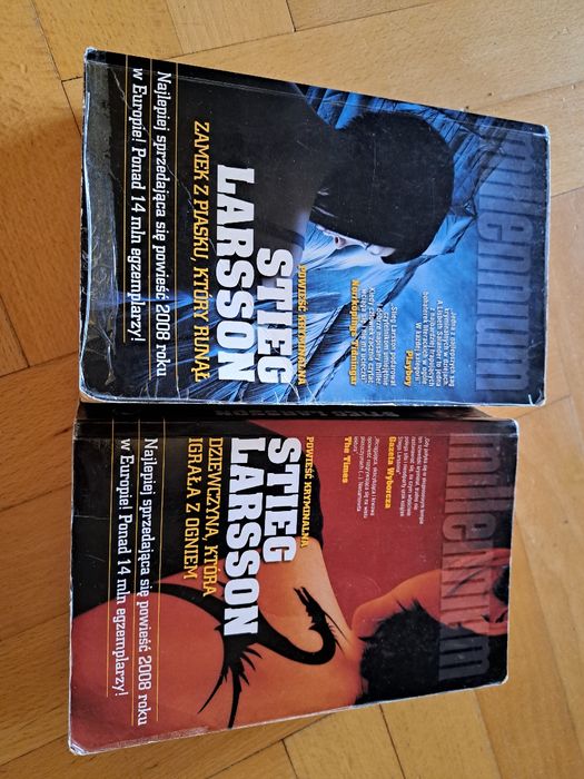 Zestaw ksiazek Stieg Larsson Millenium
