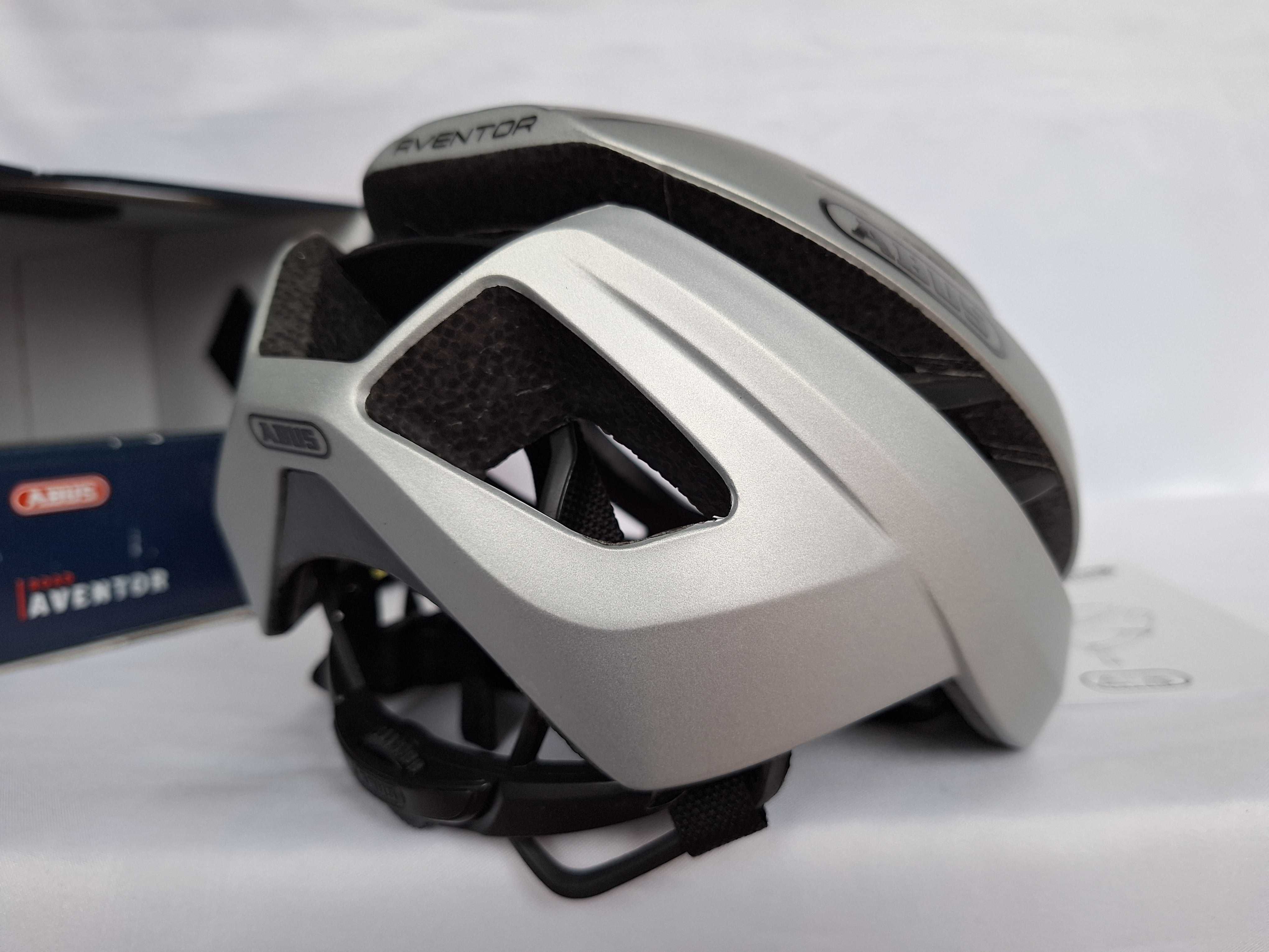 Kask rowerowy Abus Aventor Gleam Silver S 51-55cm