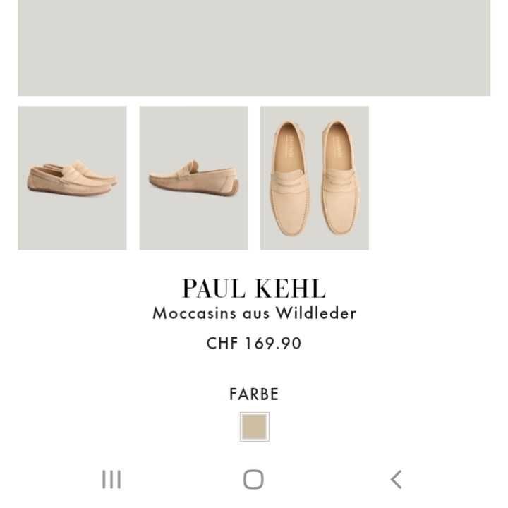 Чоловічі мокасіни швейцарского бренду Paul Kehl з натуральної замші