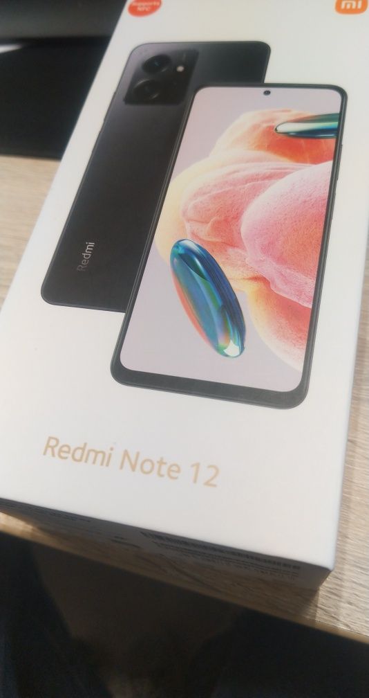 Redmi Note 12 4/64GB Ice Blue, nowy, pełen komplet