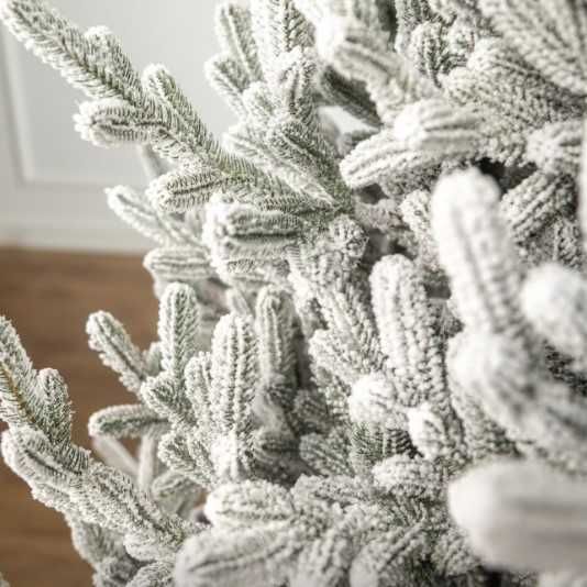 Штучна ялинка 1.8-2.5м Віденська Сніг — преміум лита, як жива