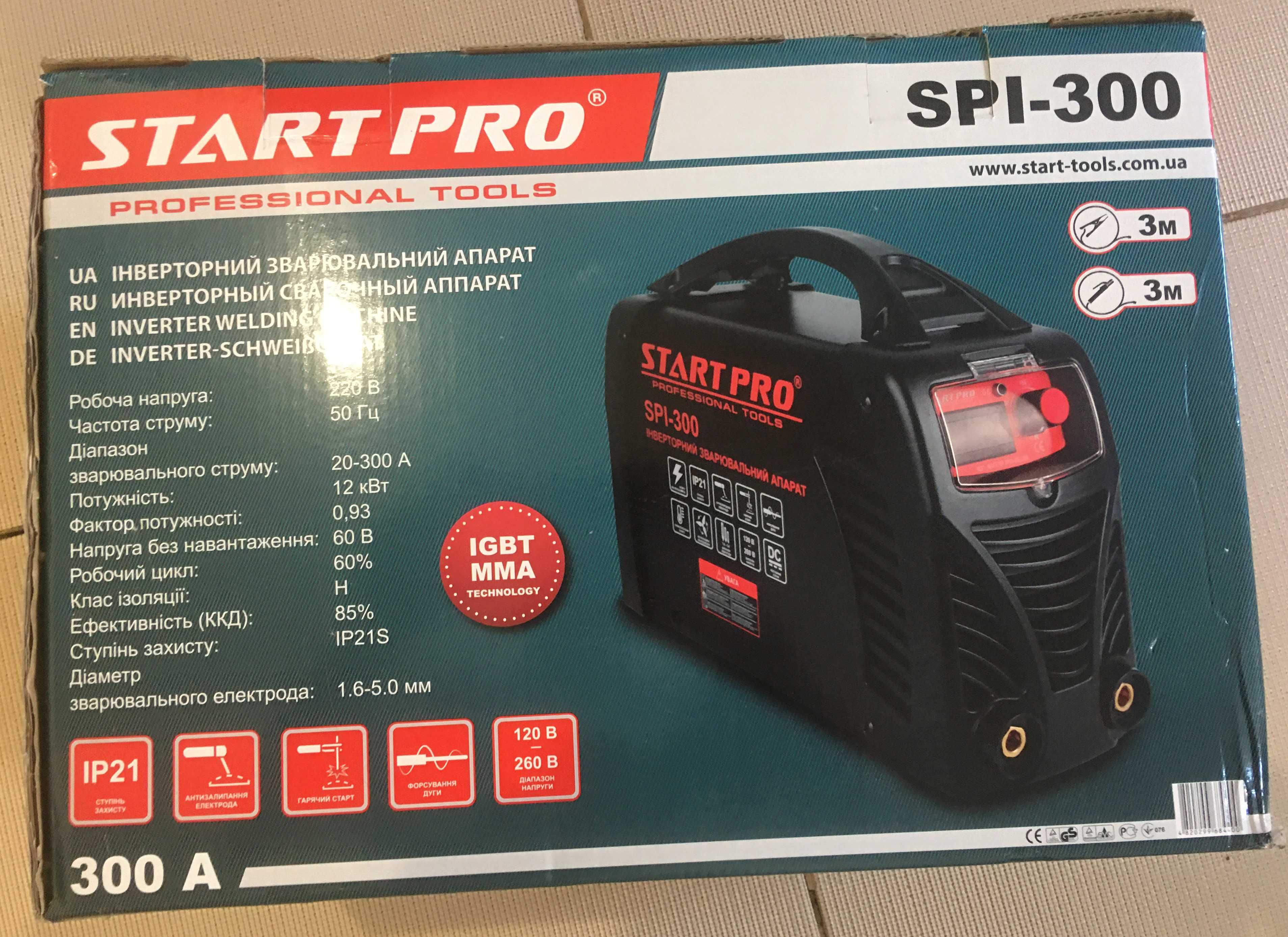 Сварочный инвертор Start Pro SPI-300