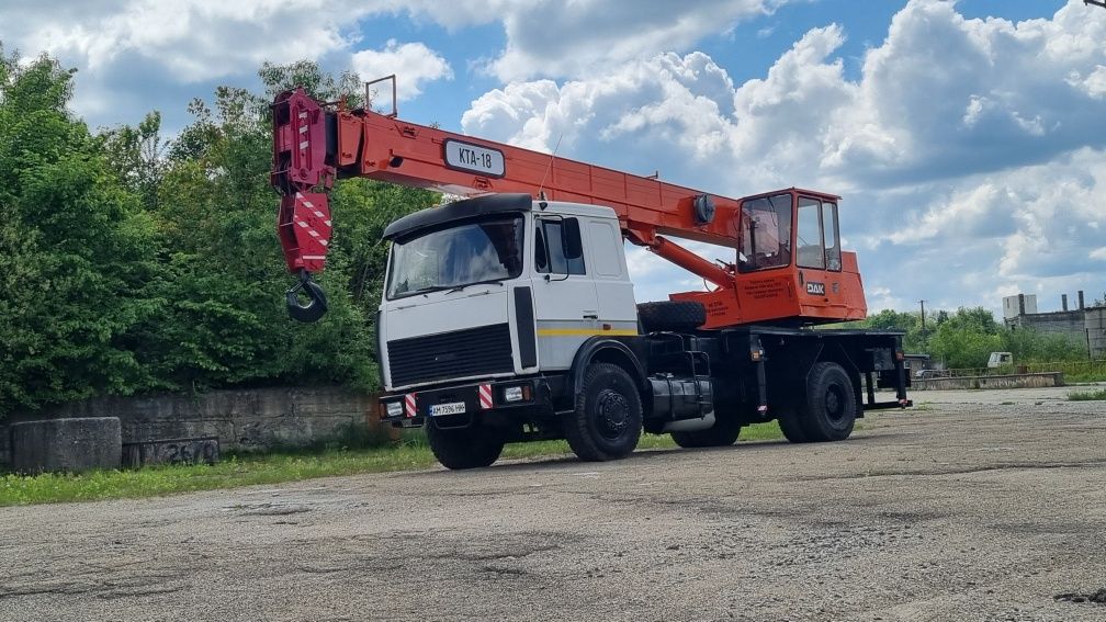 Автокран КТА-18 МАЗ-533605 V8 турбований
