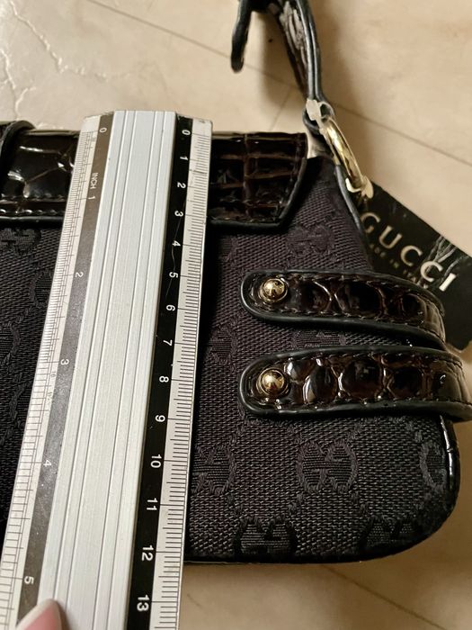 сумка багет в стиле gucci