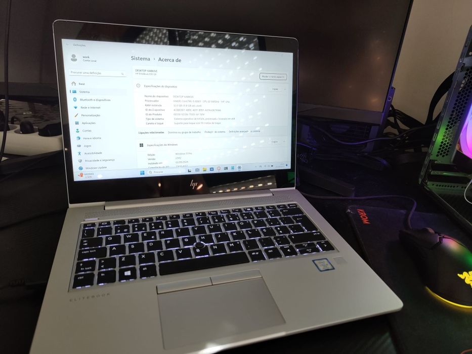 Portátil Metálico tipo MacBook Air i5 8G RAM Vendo / Troco