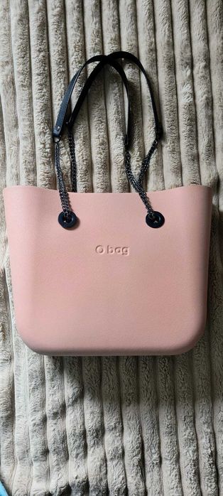 Torebka Obag mini rose smoke (z uchwytami i dwoma organizerami)