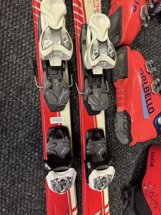 Zestaw Narty Junior Volkl Racetiger 90cm + Buty Dalbello  + Kask Bolle