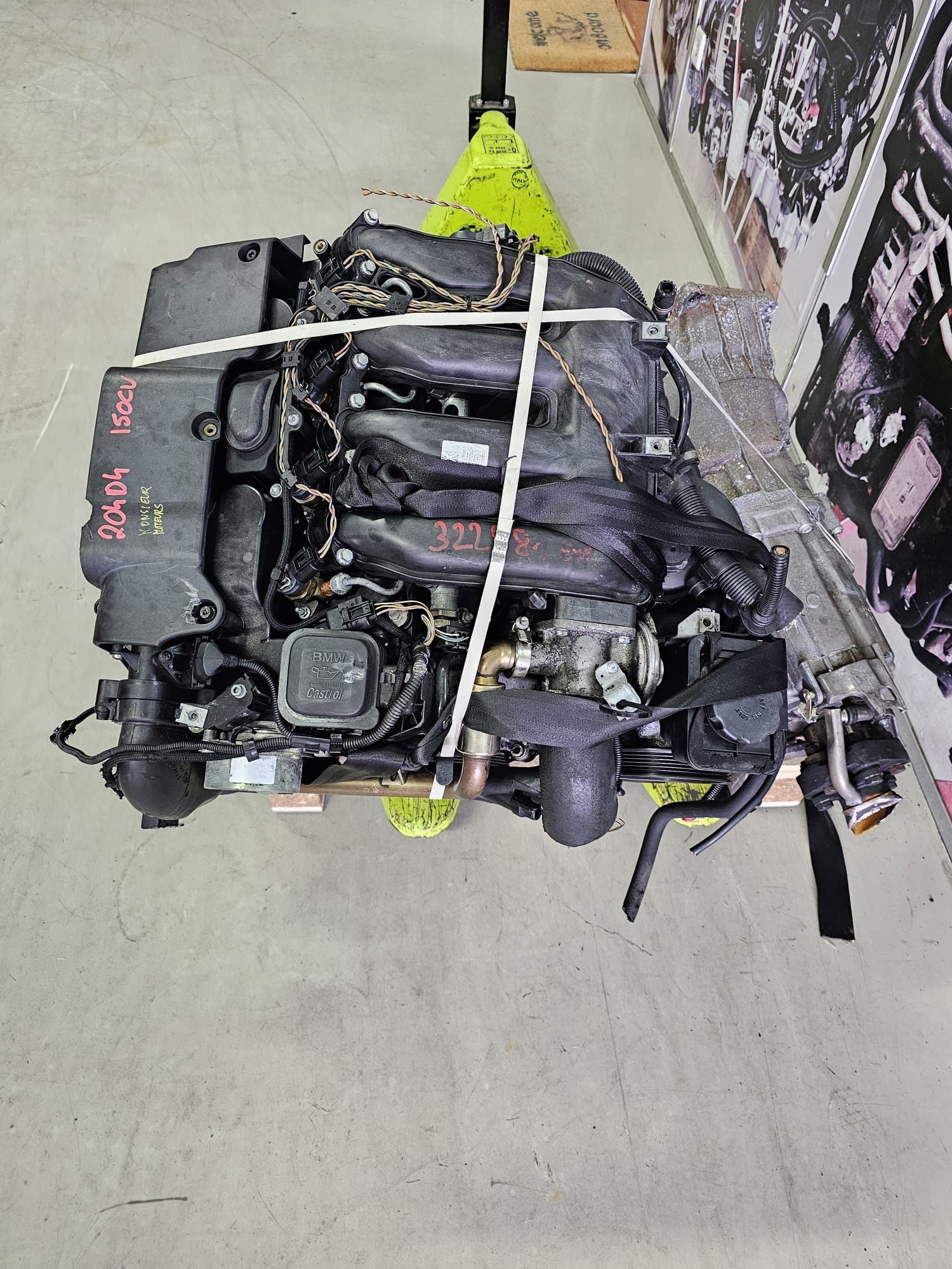 Motor BMW 2.0D E46 150cv REF 204D4